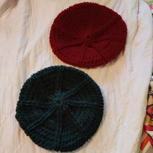 Knitted berets